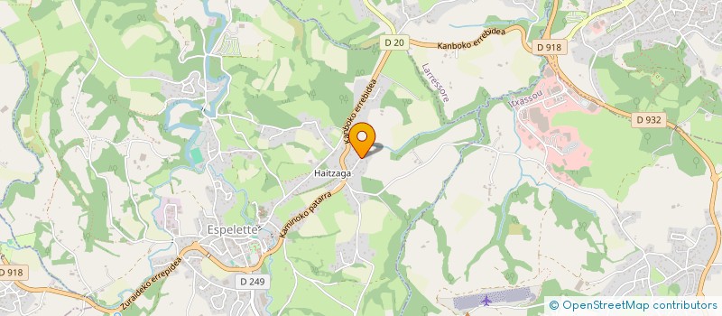 localisation de l'entreprise NEREA à ITXASSOU