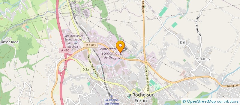 localisation de l'entreprise NEREE INVESTISSEMENT à LA ROCHE-SUR-FORON
