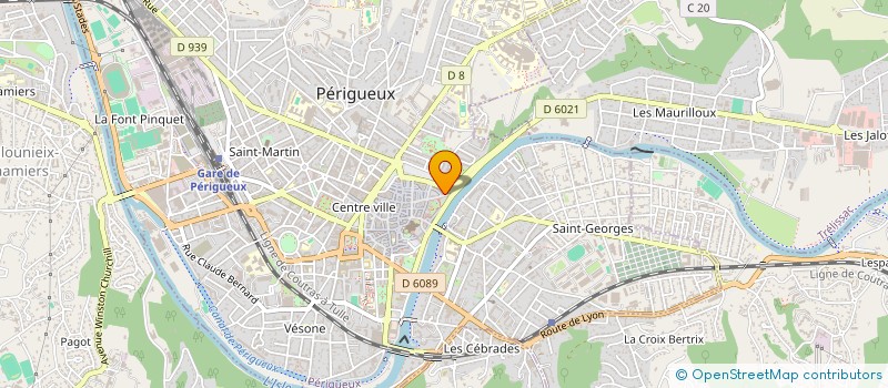 localisation de l'entreprise NEREIDE à PERIGUEUX