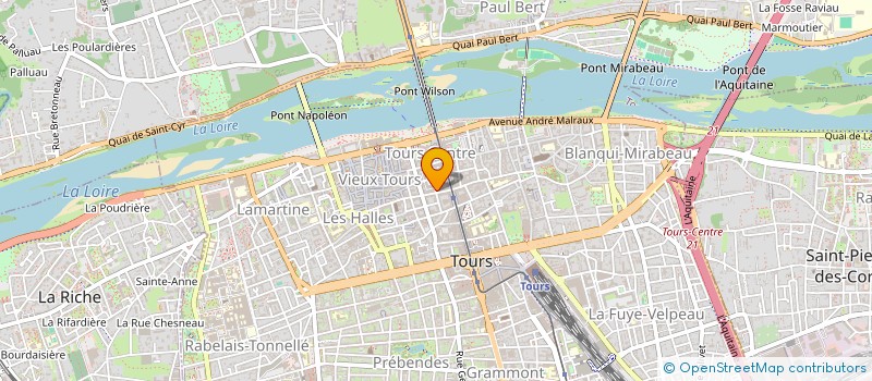 localisation de l'entreprise NEREIDE  TOURS