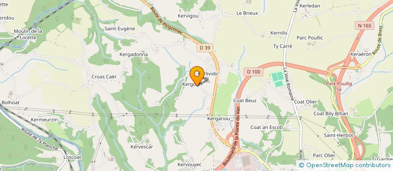 localisation de l'entreprise NEREIDE INVESTISSEMENTS  QUIMPER