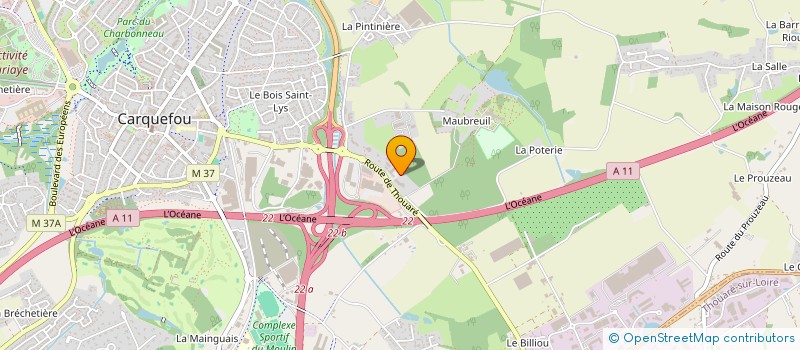 localisation de l'entreprise NEREIS ENVIRONNEMENT à CARQUEFOU