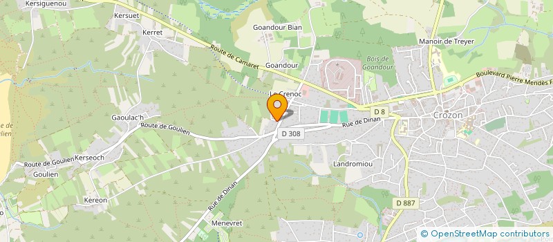 localisation de l'entreprise NEREIS OCEAN  CROZON