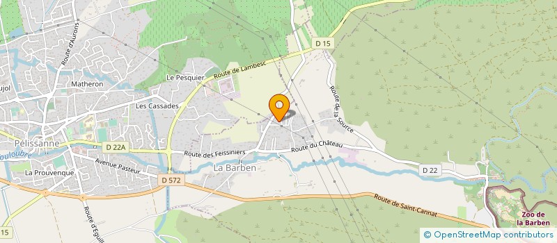 localisation de l'entreprise NERETIS à LA BARBEN