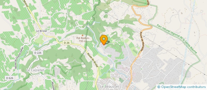 localisation de l'entreprise NEREUS  LE BEAUSSET