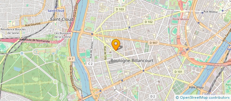 localisation de l'entreprise NEREUS ARMOR-SEINE à BOULOGNE-BILLANCOURT