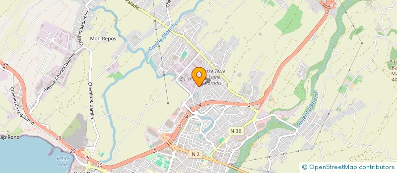 localisation de l'entreprise NERF à SAINT-PIERRE