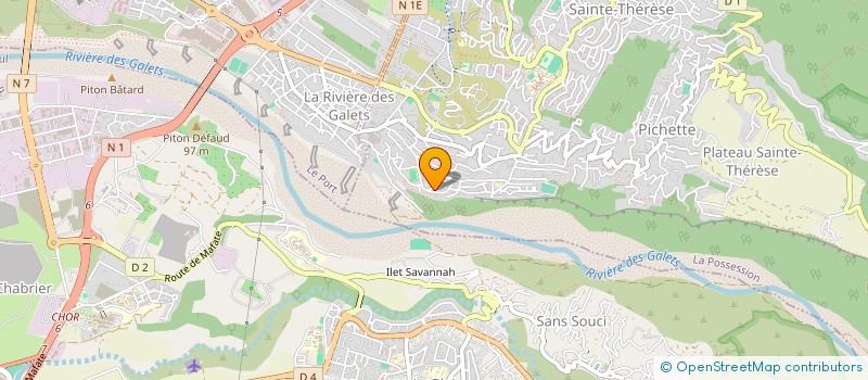 localisation de l'entreprise NERGAL  LA POSSESSION