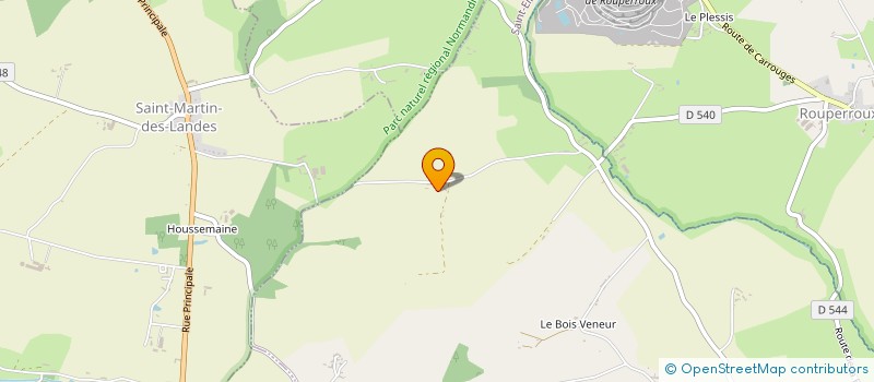 localisation de l'entreprise NERGIE à L'OREE-D'ECOUVES