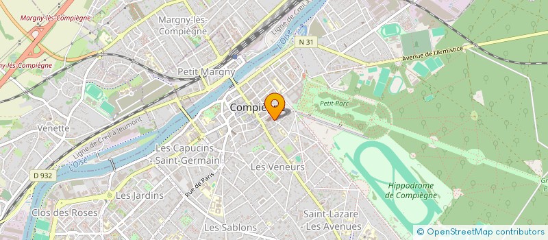 localisation de l'entreprise NERGIS à COMPIEGNE