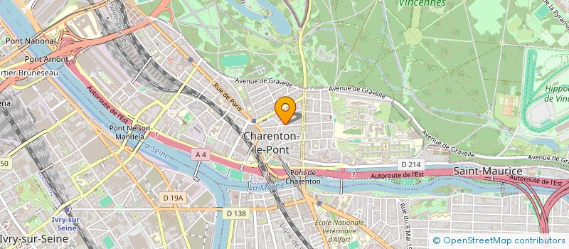 localisation de l'entreprise NERGITECH à CHARENTON-LE-PONT
