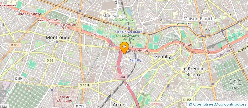 localisation de l'entreprise NERGYM à GENTILLY