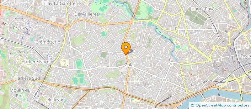 localisation de l'entreprise NERHUS à NANTES