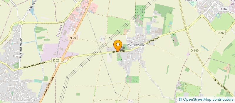 localisation de l'entreprise NERI FLORE à AVRAINVILLE