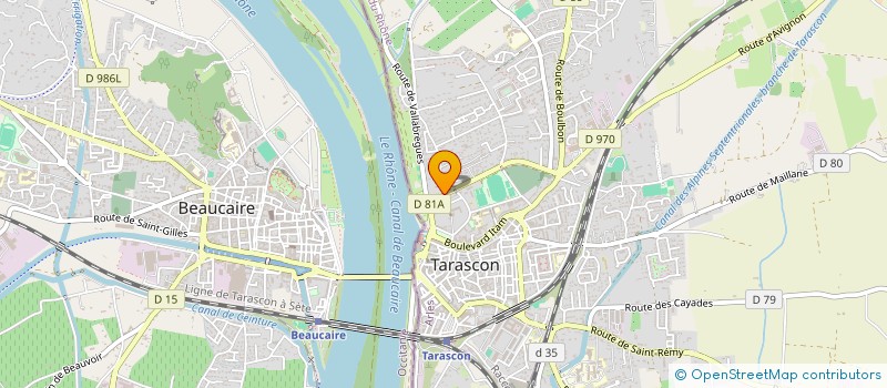 localisation de l'entreprise NERI MACONNERIE GLE RENOVATION  TARASCON