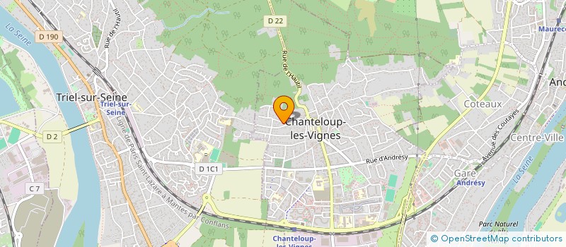 localisation de l'entreprise NERIA ENGINEERING  CHANTELOUP-LES-VIGNES