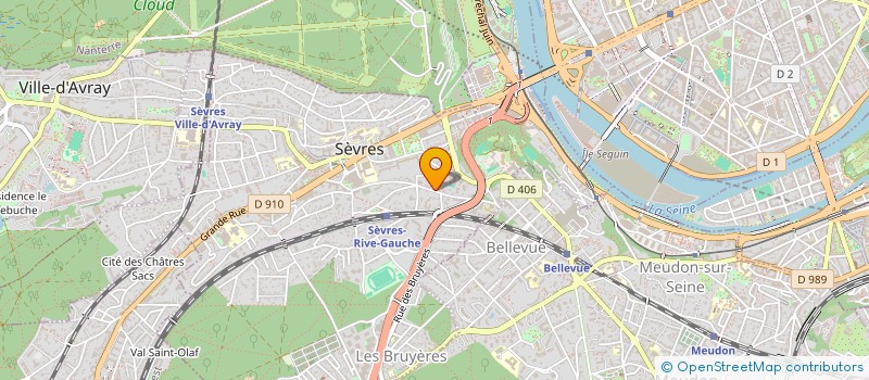 localisation de l'entreprise NERILIX à SEVRES