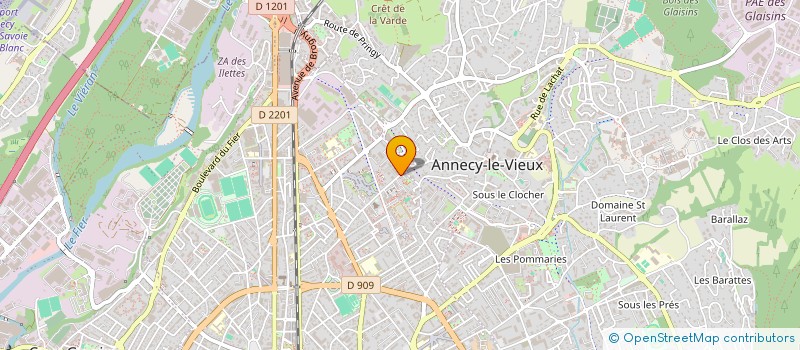localisation de l'entreprise NERINA à ANNECY