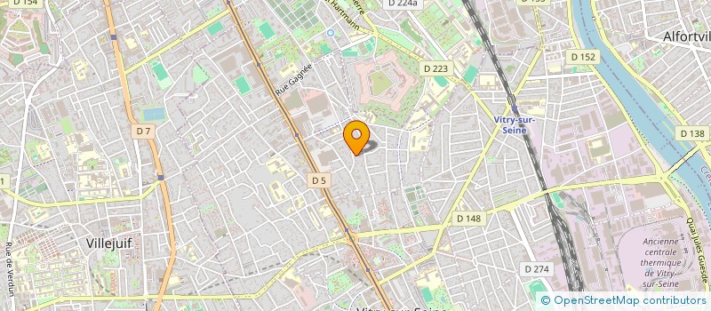 localisation de l'entreprise NERIO ELEC  VITRY-SUR-SEINE