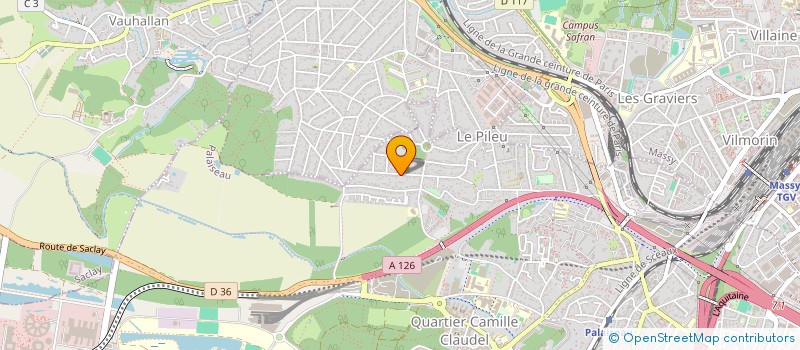 localisation de l'entreprise NERITIS à PALAISEAU