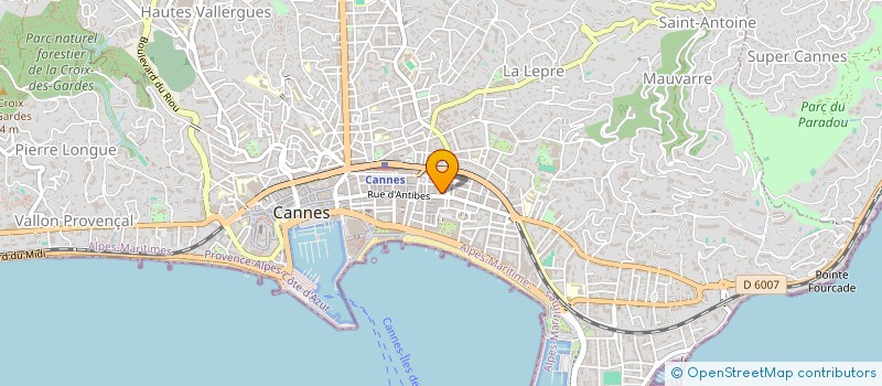 localisation de l'entreprise NERO à CANNES