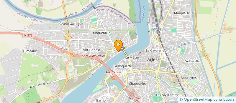 localisation de l'entreprise NERO DI SEPPIA à ARLES