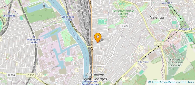 localisation de l'entreprise NERO ET CIE  VILLENEUVE-SAINT-GEORGES