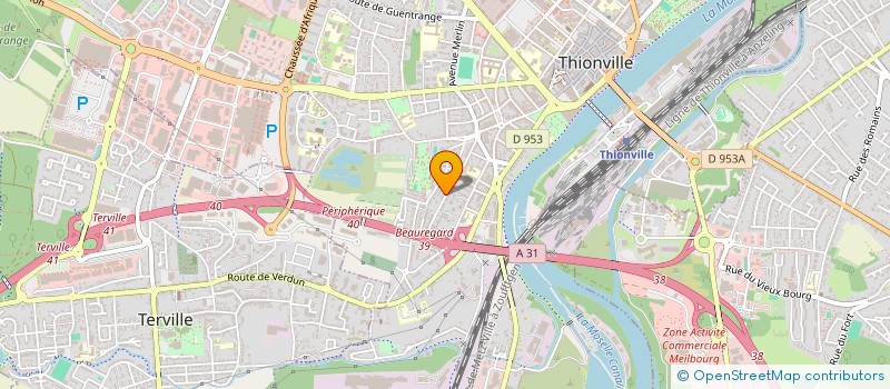 localisation de l'entreprise NERO PATRIMOINE à THIONVILLE
