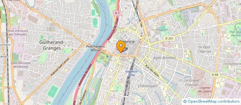 localisation de l'entreprise NEROLI  VALENCE