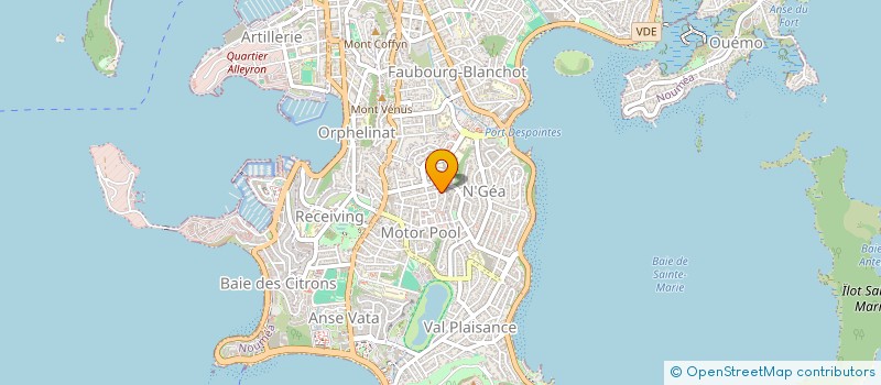 localisation de l'entreprise NEROLI-SARL à NOUMEA