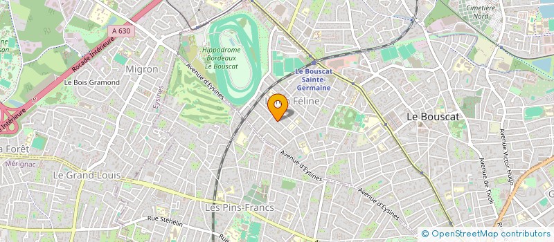 localisation de l'entreprise NERON  LE BOUSCAT