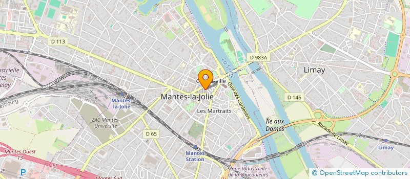 localisation de l'entreprise NEROS à MANTES-LA-JOLIE