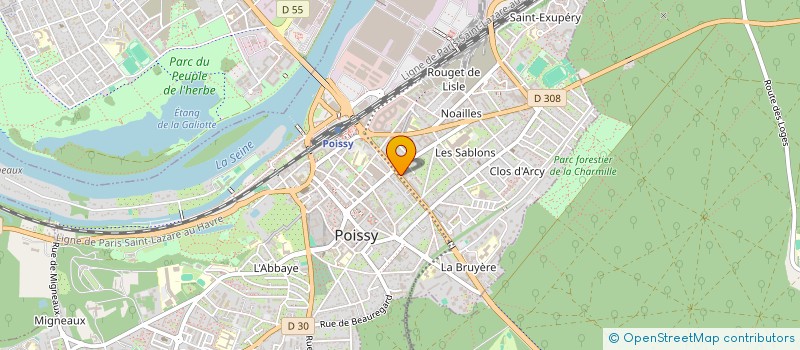 localisation de l'entreprise NEROTEQ  POISSY