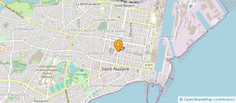 localisation de l'entreprise NERRIERE FORTIN  SAINT-NAZAIRE
