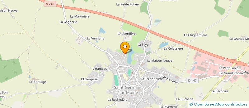 localisation de l'entreprise NERRIERE JACKY  SEVREMOINE