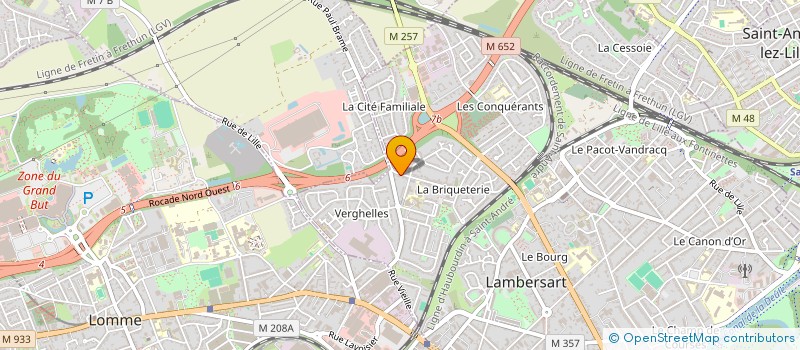 localisation de l'entreprise NERT à LAMBERSART
