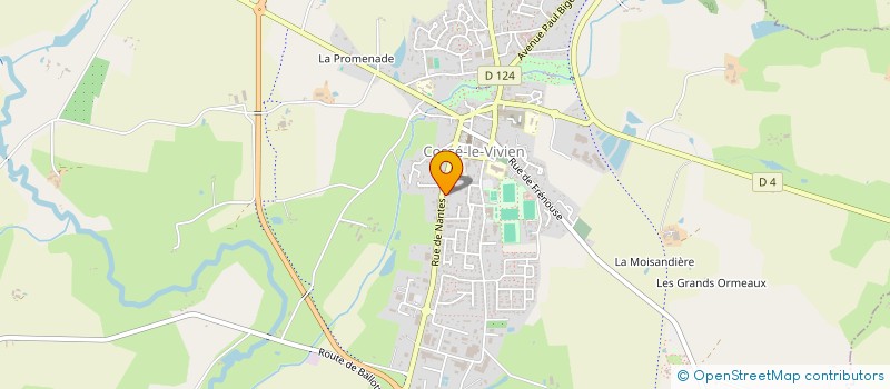 localisation de l'entreprise NERUAL à COSSE LE VIVIEN