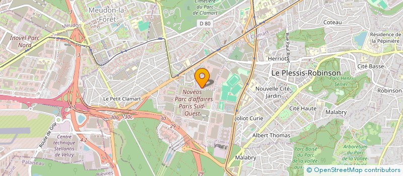 localisation de l'entreprise NERUAL à CLAMART
