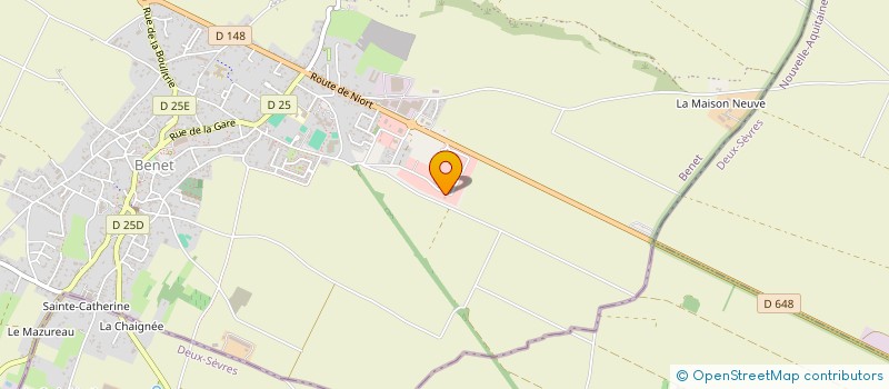 localisation de l'entreprise NERVAL  BENET