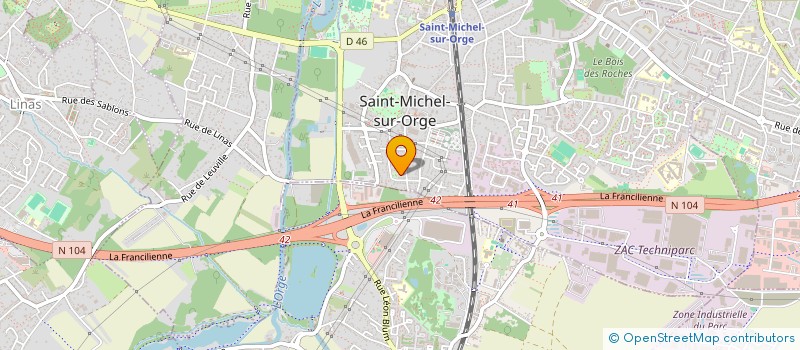 localisation de l'entreprise NERVEVENTS  SAINT-MICHEL-SUR-ORGE