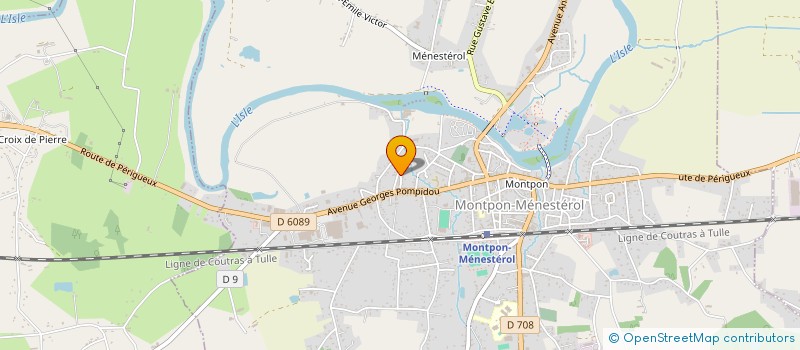 localisation de l'entreprise NERVOL  MONTPON-MENESTEROL