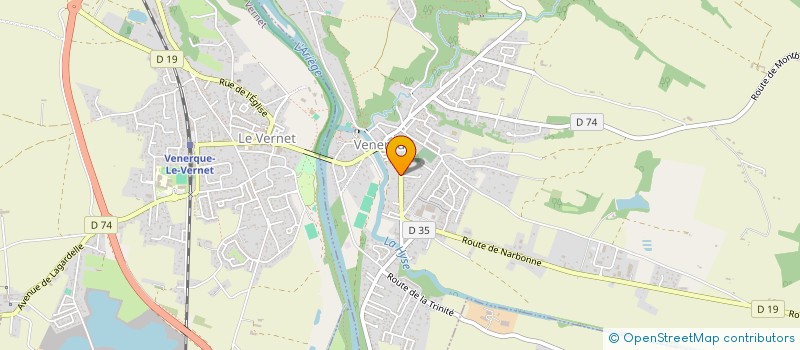 localisation de l'entreprise NERVURA GROUP à VENERQUE