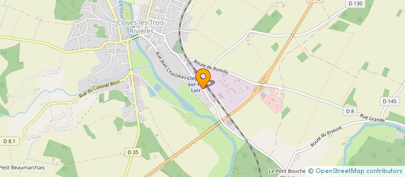 localisation de l'entreprise NERYS CONSULT à CLOYES-LES-TROIS-RIVIERES