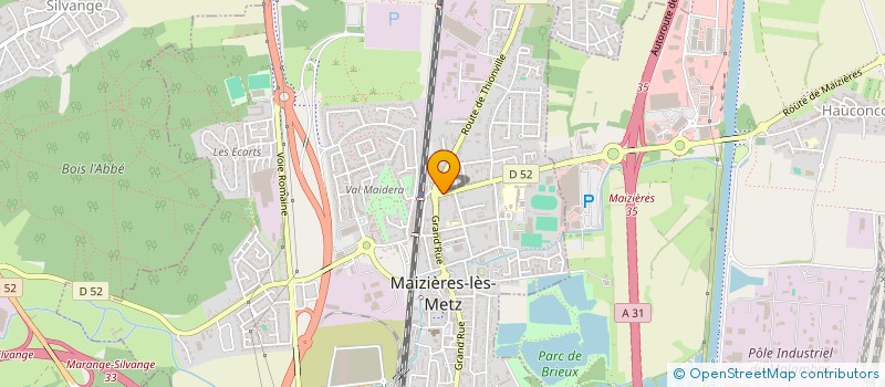 localisation de l'entreprise NERYSIA à MAIZIERES-LES-METZ