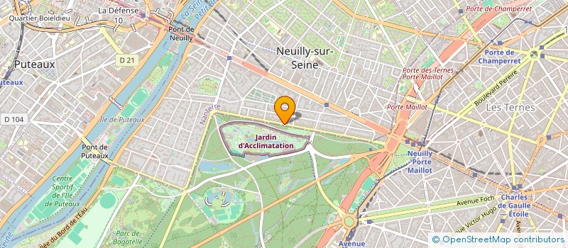 localisation de l'entreprise NES INVEST IMMO à NEUILLY-SUR-SEINE
