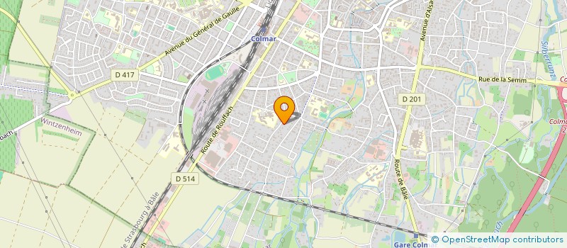 localisation de l'entreprise NES PROMOTION  COLMAR