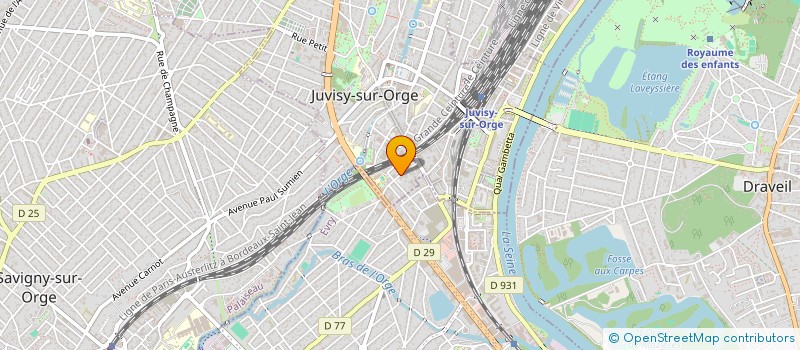localisation de l'entreprise NES SERENITE à JUVISY-SUR-ORGE