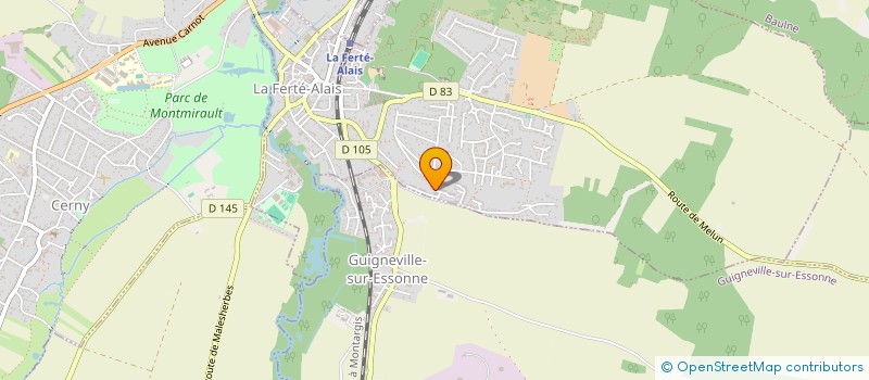 localisation de l'entreprise NES SERVICES  NOISIEL