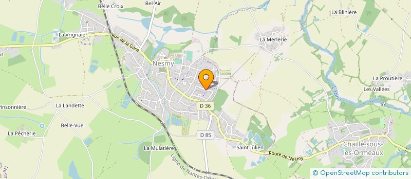 localisation de l'entreprise NES VENDEE VIS'YON  NESMY