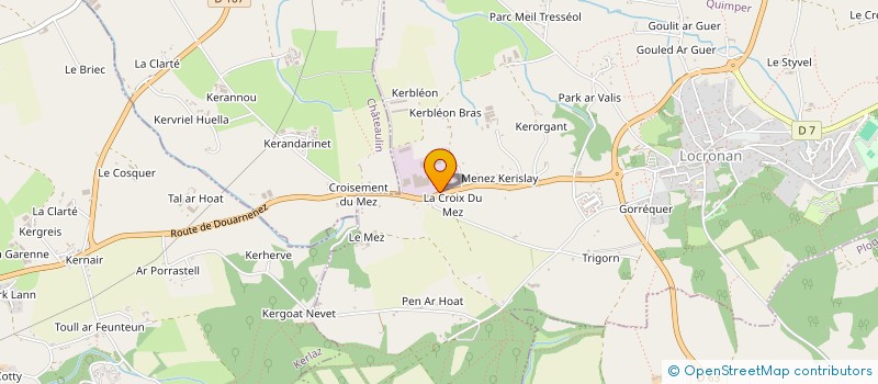 localisation de l'entreprise NESAAT  LOCRONAN